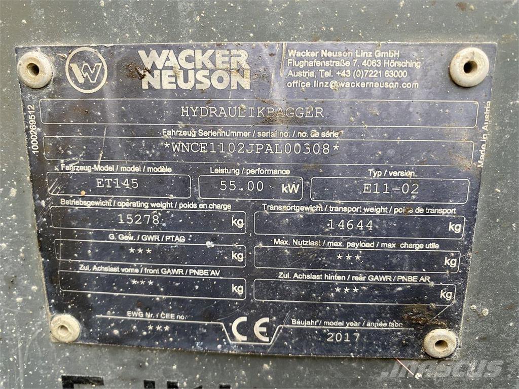 Neuson ET145 حفارات زحافة