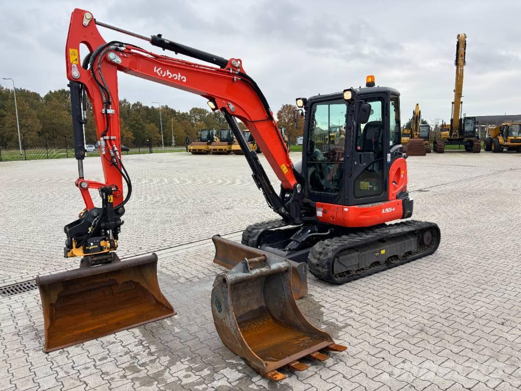 Kubota U 55-4 حفارات صغيرة أقل من 7 طن (حفارات صغيرة)