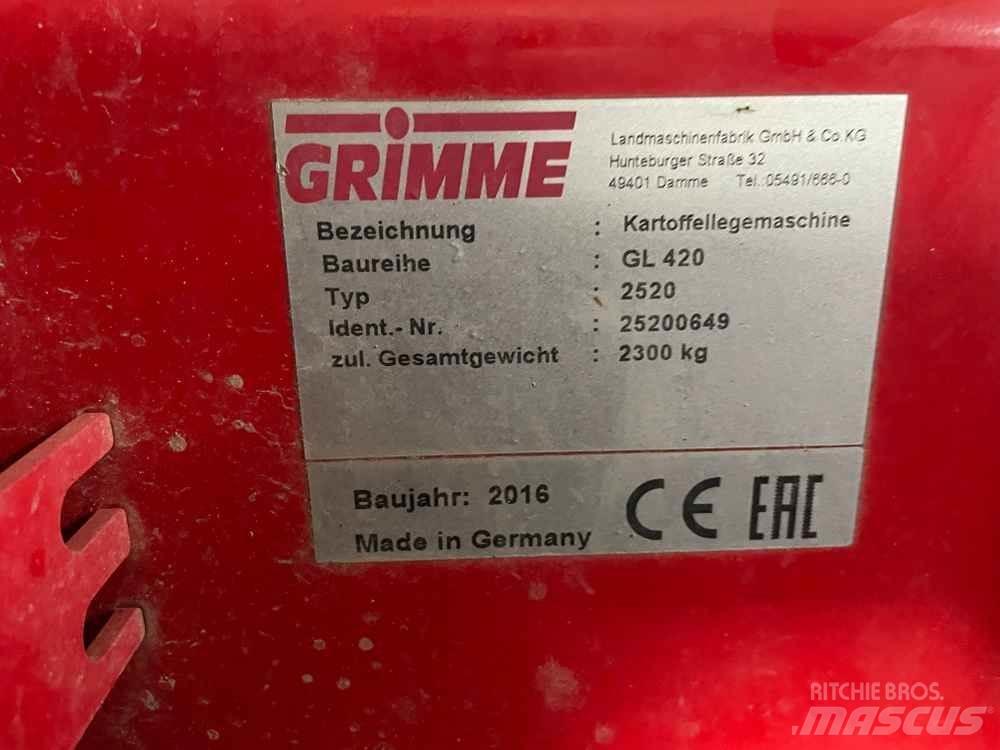 Grimme GL 420 معدات زراعة البطاطس
