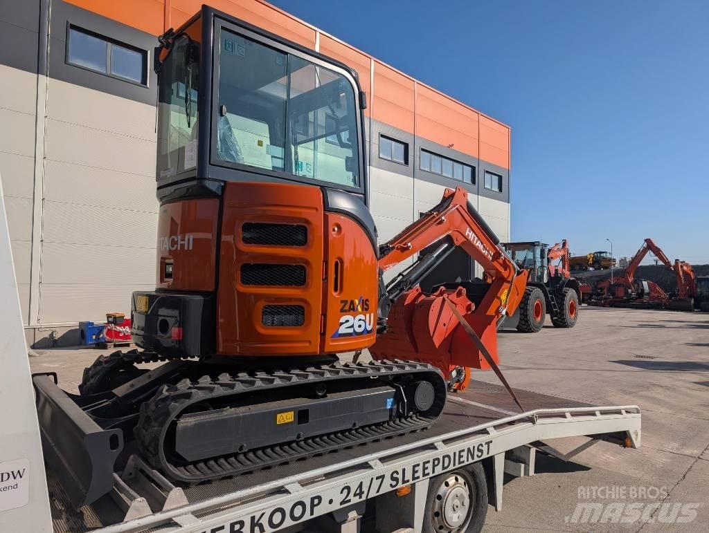 Hitachi ZX 26 U-6 حفارات صغيرة أقل من 7 طن (حفارات صغيرة)