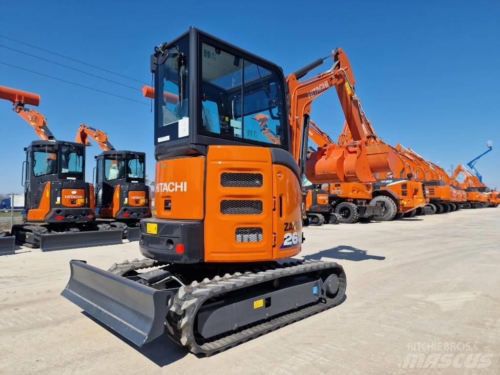 Hitachi ZX 26 U-6 حفارات صغيرة أقل من 7 طن (حفارات صغيرة)