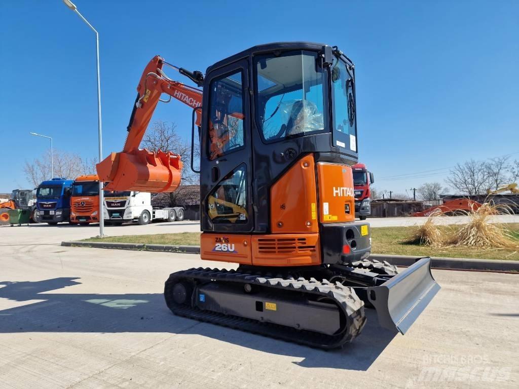 Hitachi ZX 26 U-6 حفارات صغيرة أقل من 7 طن (حفارات صغيرة)