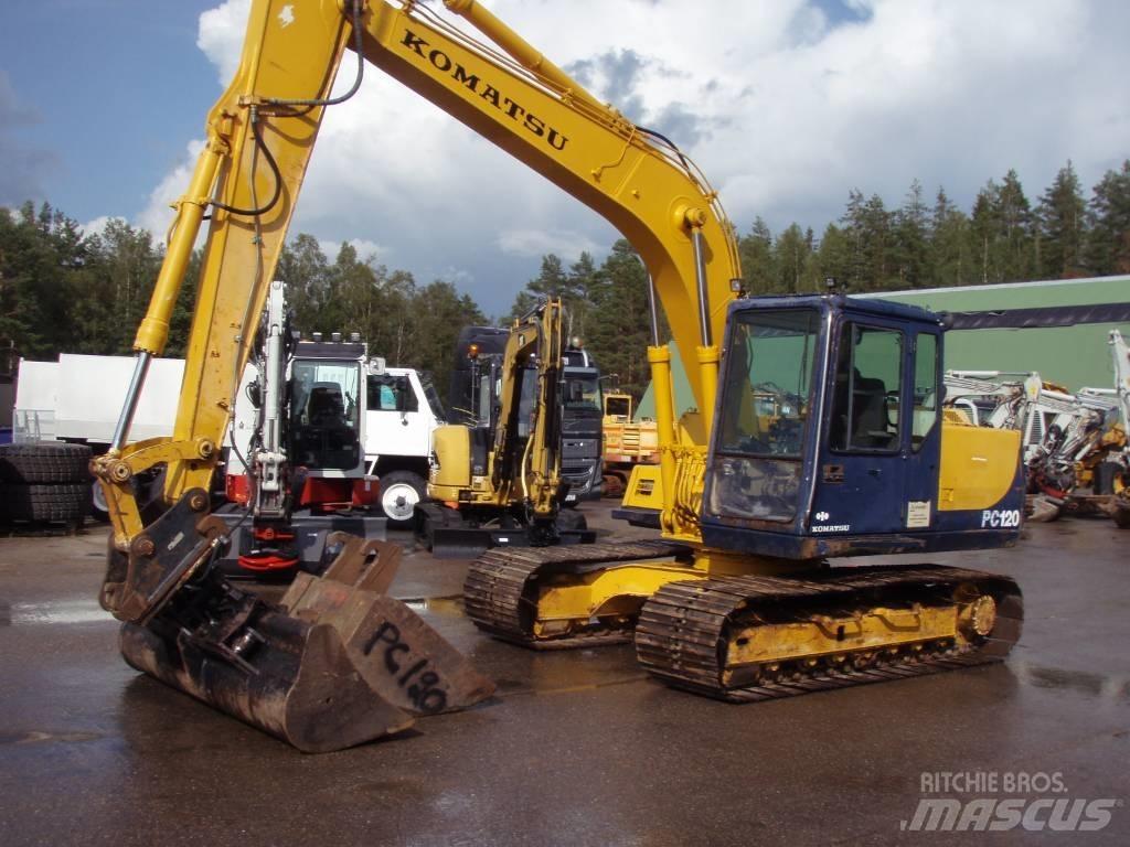 Komatsu PC120-5 حفارات زحافة