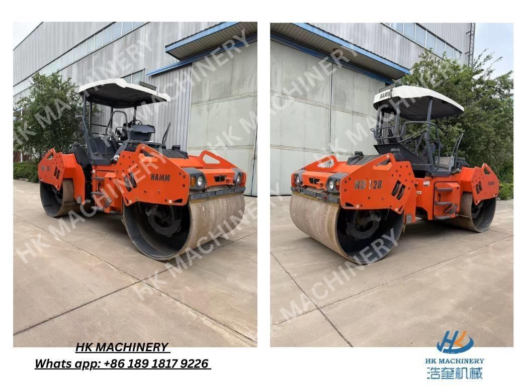 Hamm HD128 مداحل ثنائية الاسطوانة
