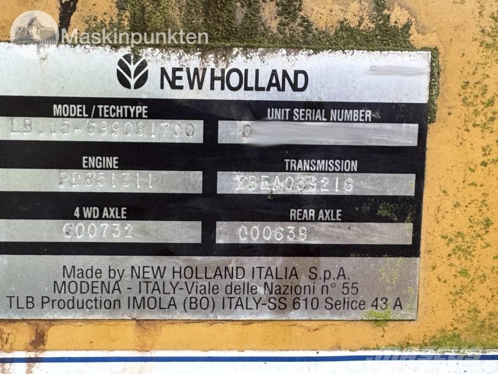 New Holland LB 115 لوادر ذات جرافات عكسية