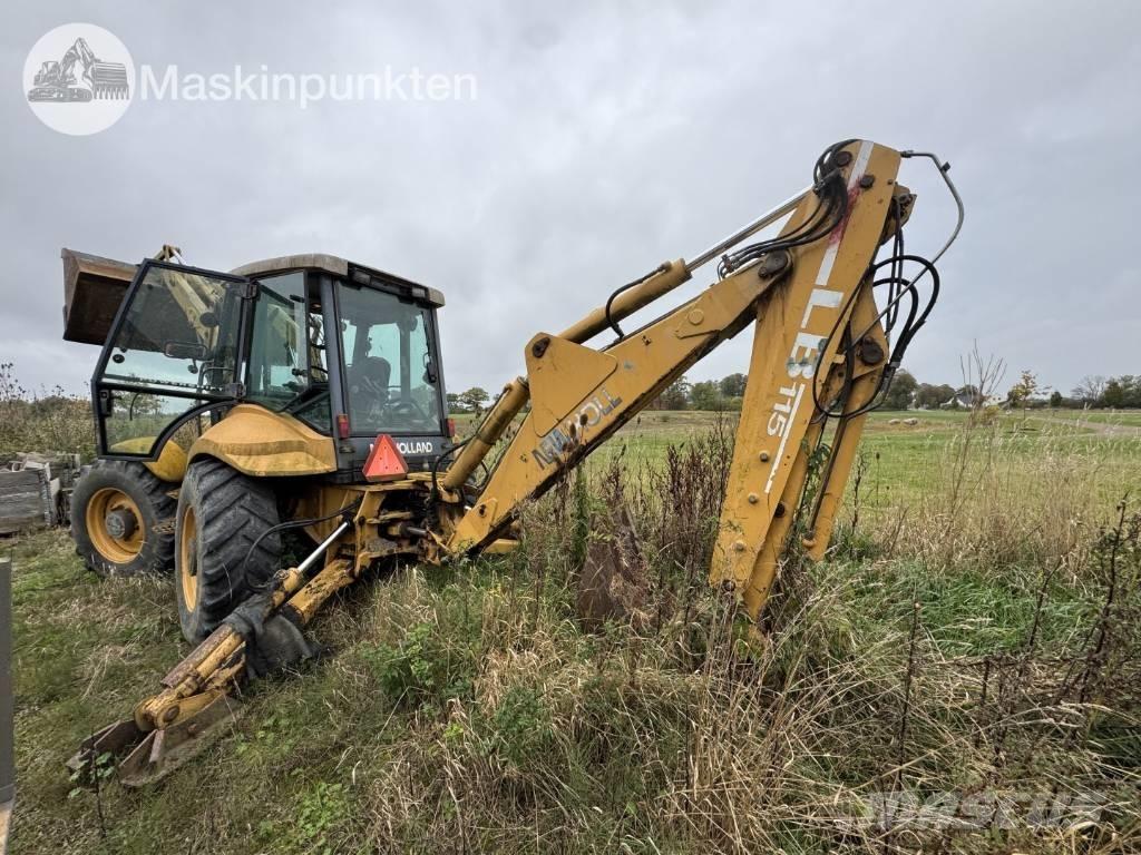 New Holland LB 115 لوادر ذات جرافات عكسية