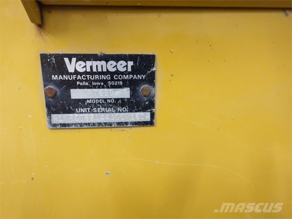 Vermeer RT650 ماكينات حفر خنادق