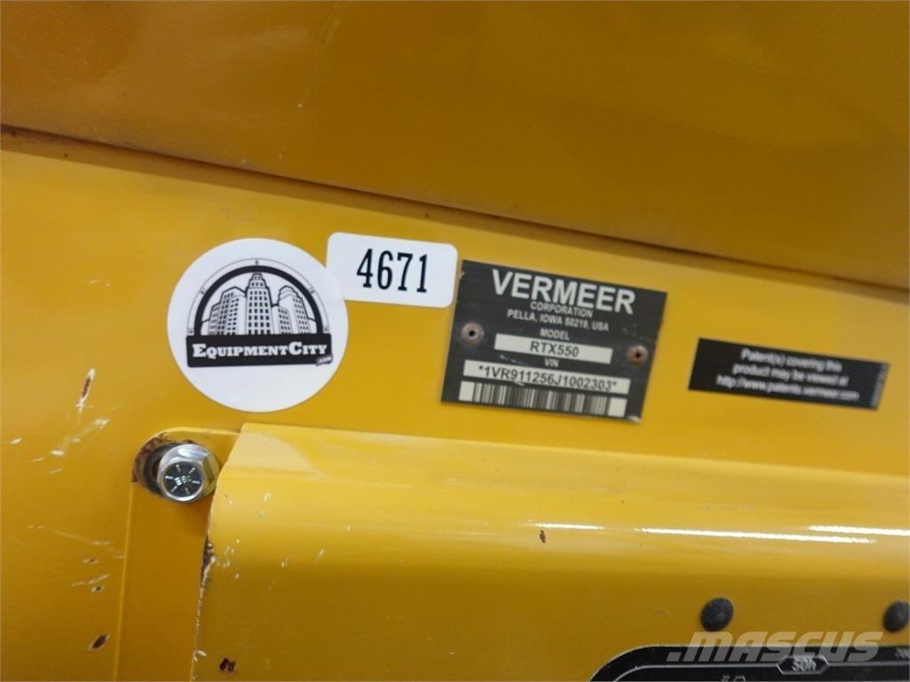Vermeer RTX550 ماكينات حفر خنادق
