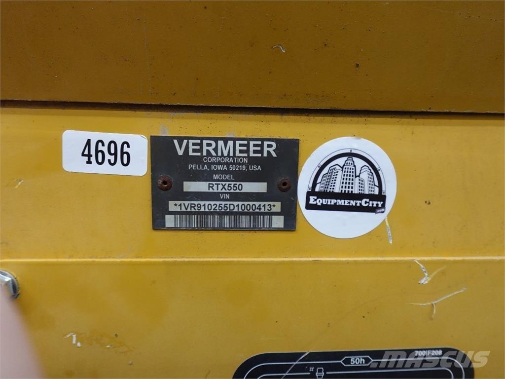 Vermeer RTX550 ماكينات حفر خنادق