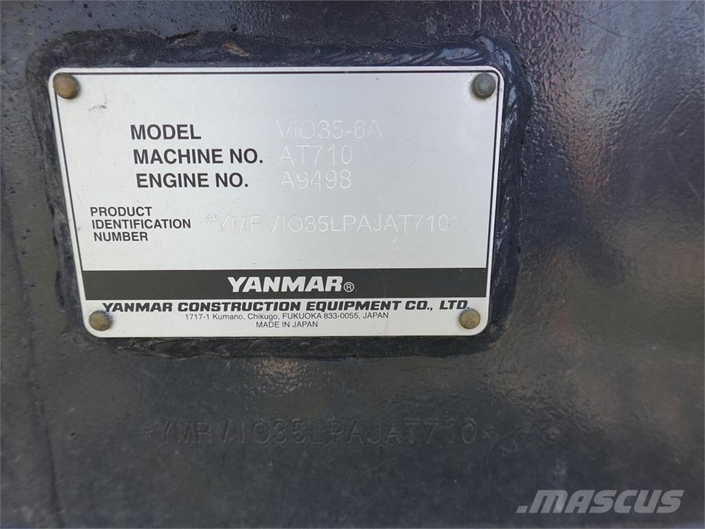 Yanmar VIO35 مكونات أخرى