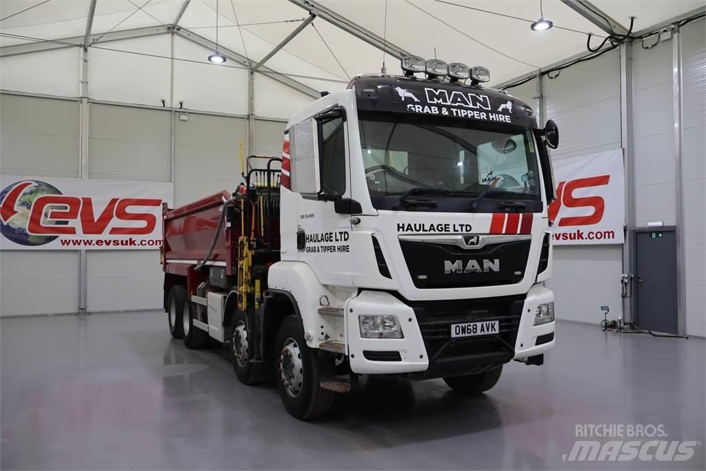 MAN TGS 35.420 GRAB شاحنات قلابة