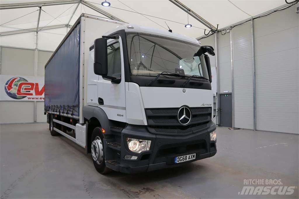 Mercedes-Benz ACTROS 1824 شاحنات بغطاء جانبي