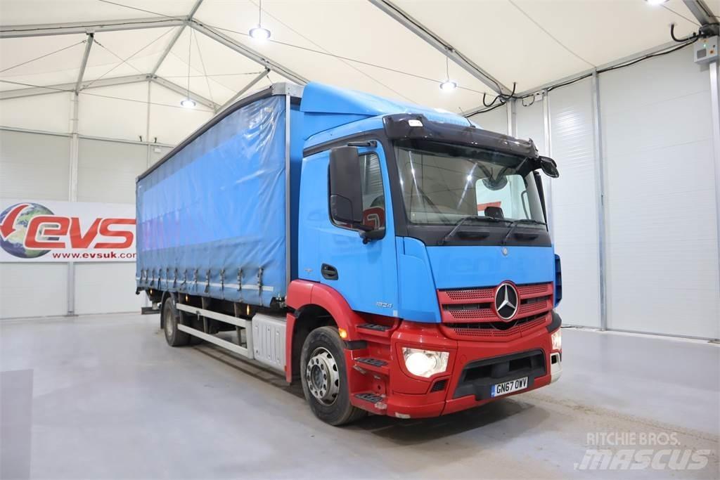 Mercedes-Benz ANTOS 1824 شاحنات بغطاء جانبي