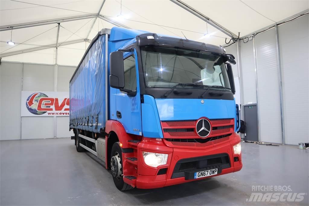 Mercedes-Benz ANTOS 1824 شاحنات بغطاء جانبي