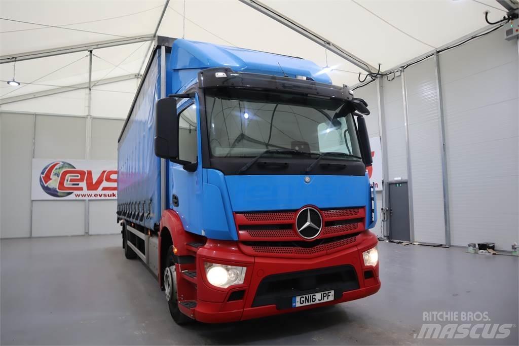 Mercedes-Benz ANTOS 1824 شاحنات بغطاء جانبي