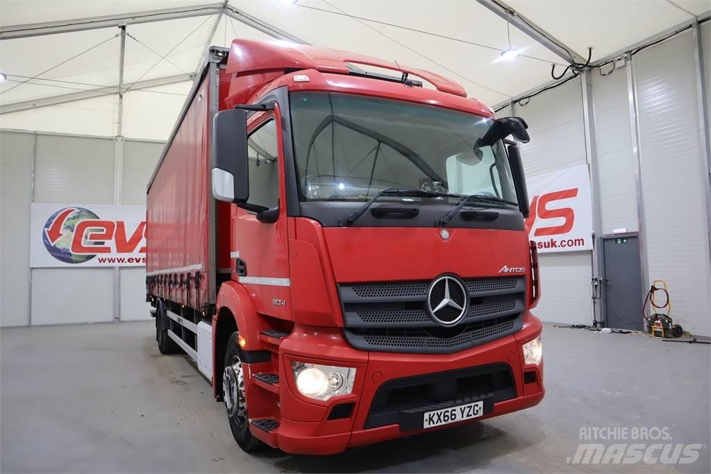 Mercedes-Benz ANTOS 1824 شاحنات بغطاء جانبي