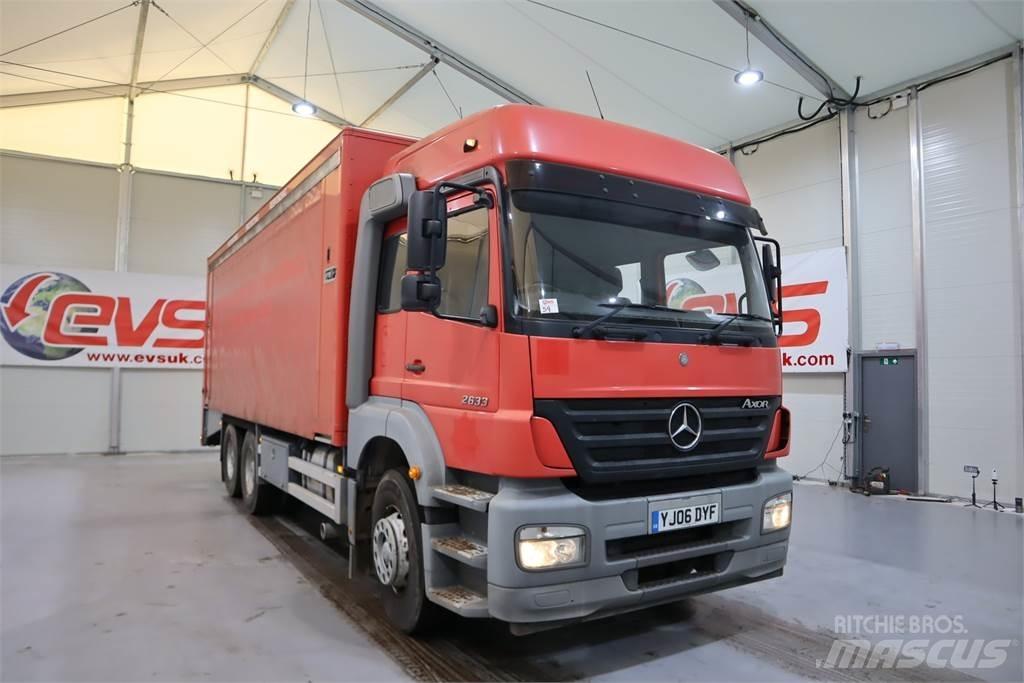 Mercedes-Benz AXOR 2633 شاحنات بغطاء جانبي