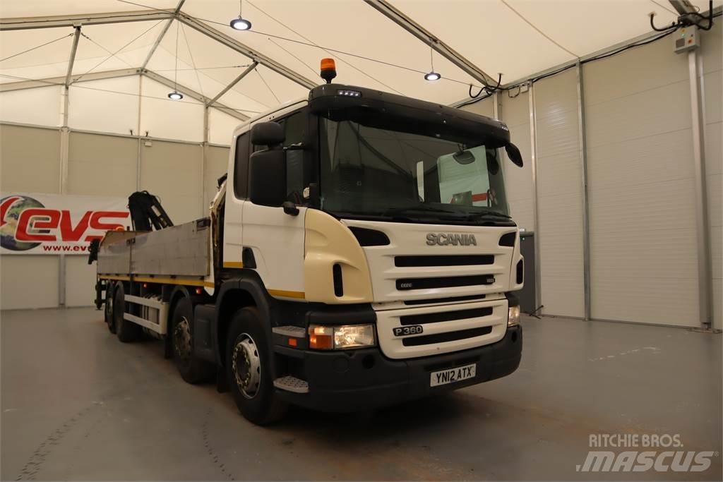 Scania P360 DROPSIDE REAR رافعات الطرق الوعرة