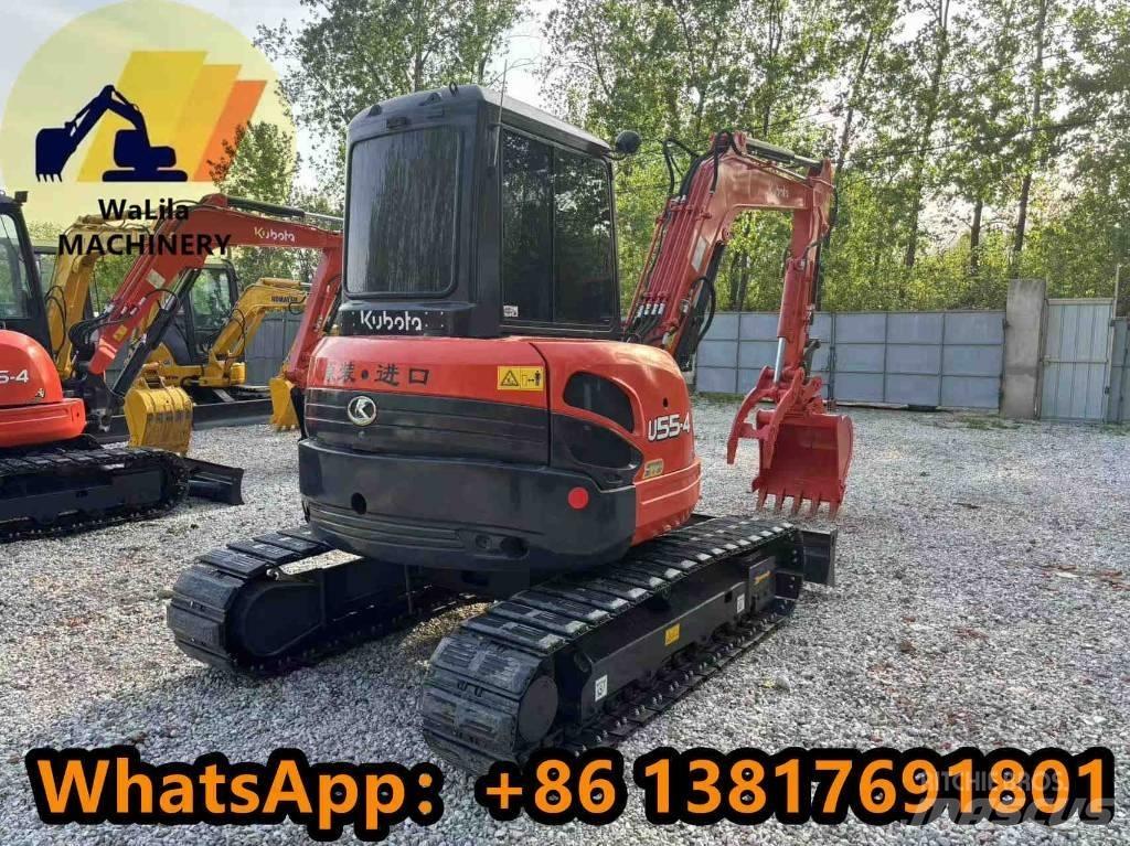 Kubota U 55-4 حفارات صغيرة أقل من 7 طن (حفارات صغيرة)