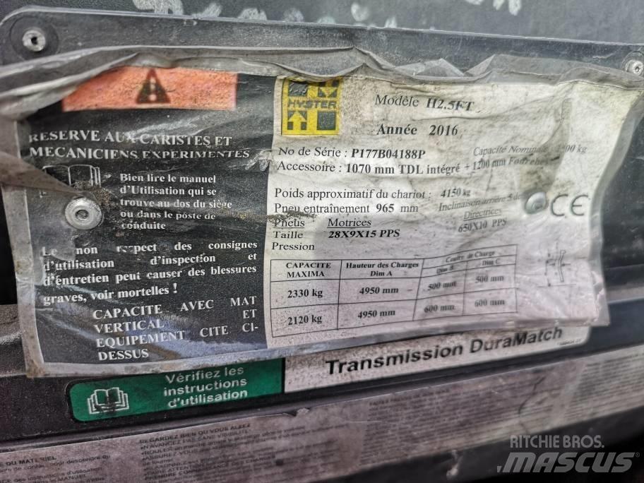 Hyster H 2.5 FT LPG شاحنات LPG