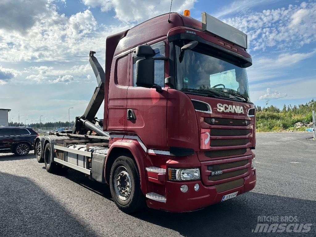 Scania R450 6x2*4 شاحنات الرافعات الخطافية