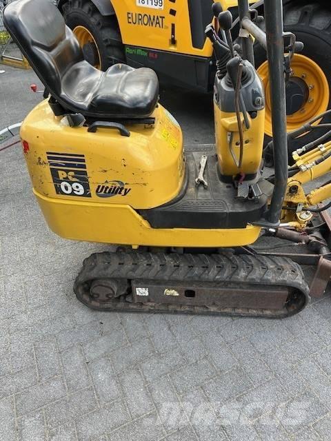 Komatsu PC09-1 حفارات صغيرة أقل من 7 طن (حفارات صغيرة)