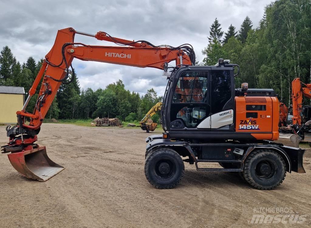 Hitachi ZX 145 W-6 حفارات بعجل