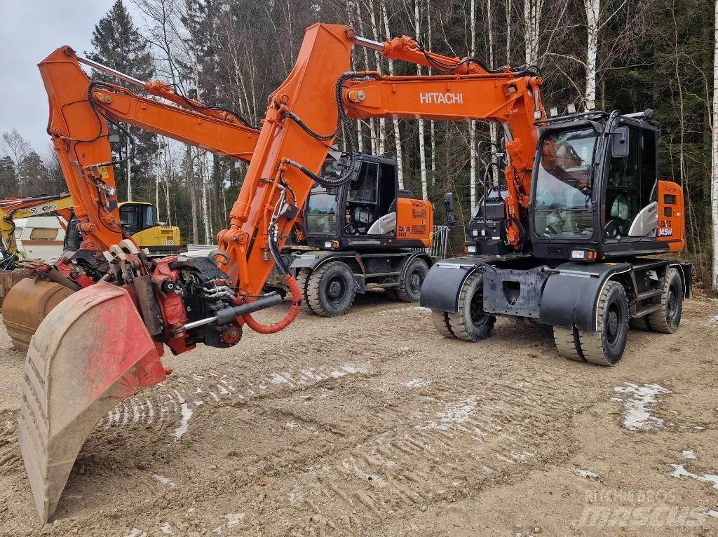 Hitachi ZX 145 W-6 حفارات بعجل