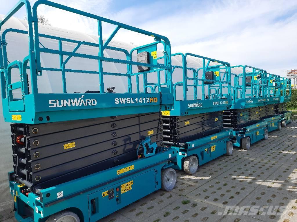 Sunward SWSL 1412 DC رافعات مقصية الشكل