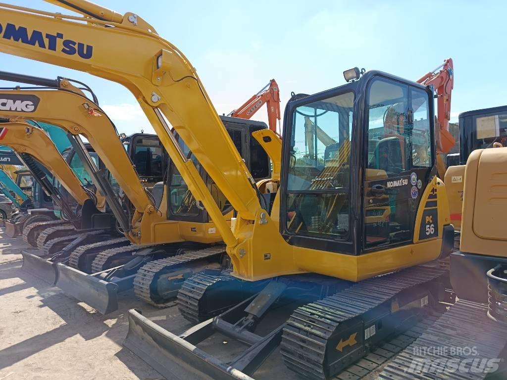 Komatsu PC 56 حفارات صغيرة أقل من 7 طن (حفارات صغيرة)