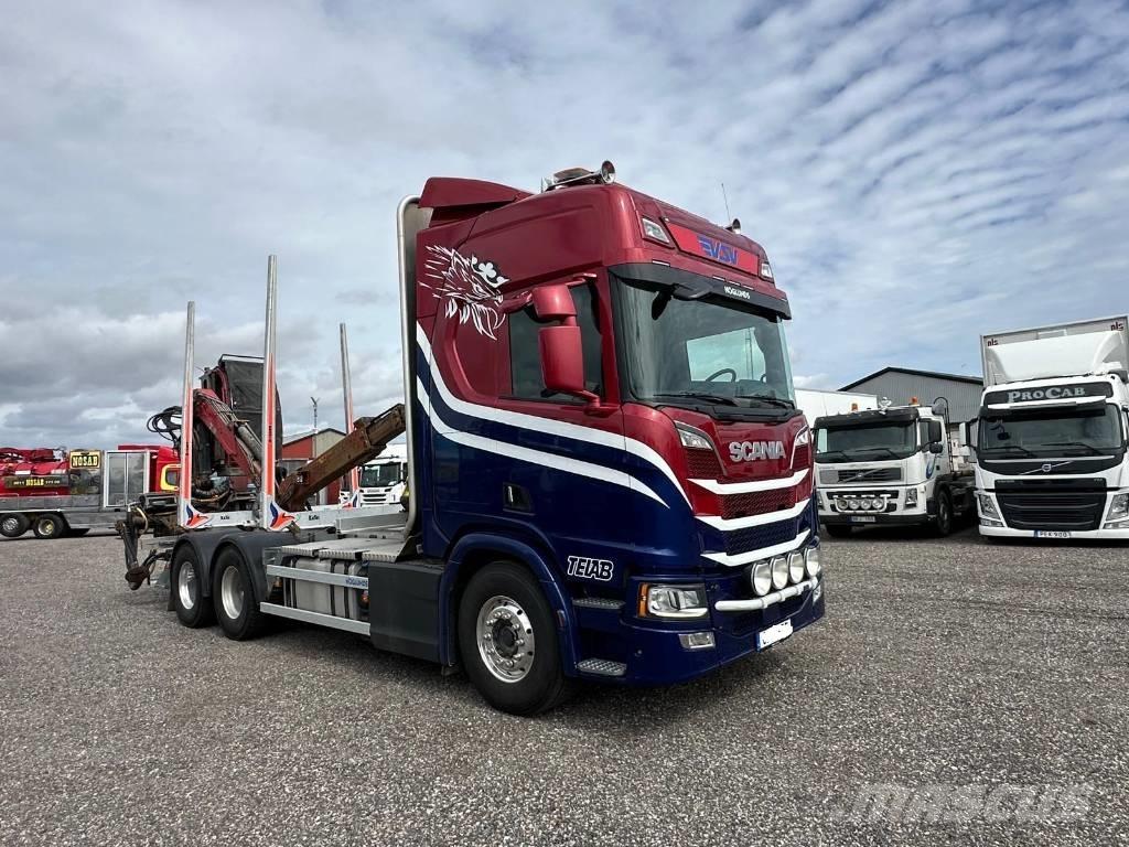 Scania R650B 6X4 NB شاحنات أشجار