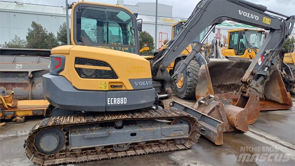 Volvo ECR 88 D حفارات صغيرة أقل من 7 طن (حفارات صغيرة)