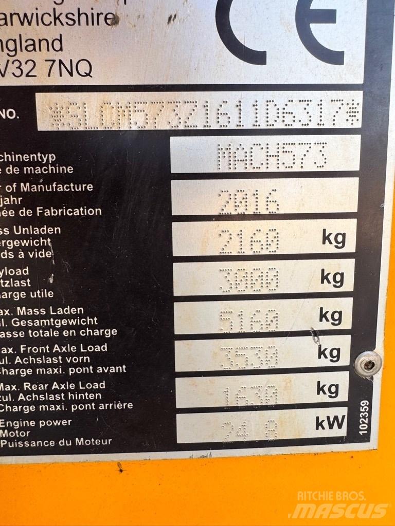 Thwaites 3 tonne عربات نقل قلابة للمواقع