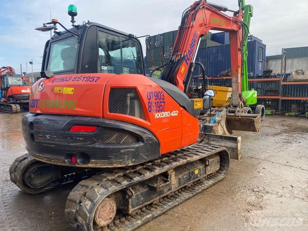 Kubota KX 080-4 حفارات وسط 7 طن - 12 طن