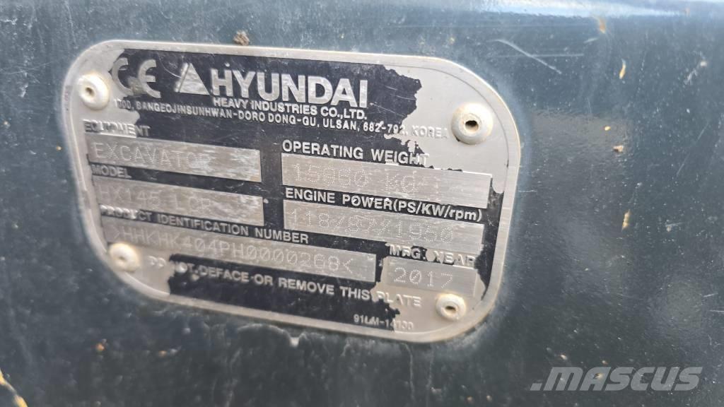 Hyundai HX 145 LCR حفارات زحافة