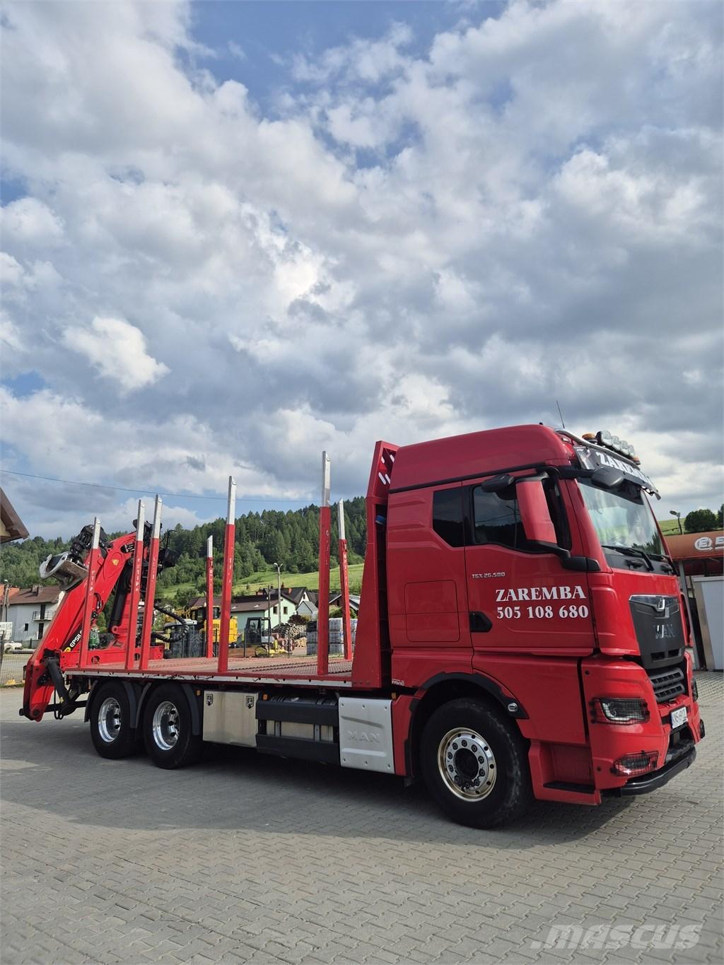 MAN TGX 26.580 شاحنات الرافعات
