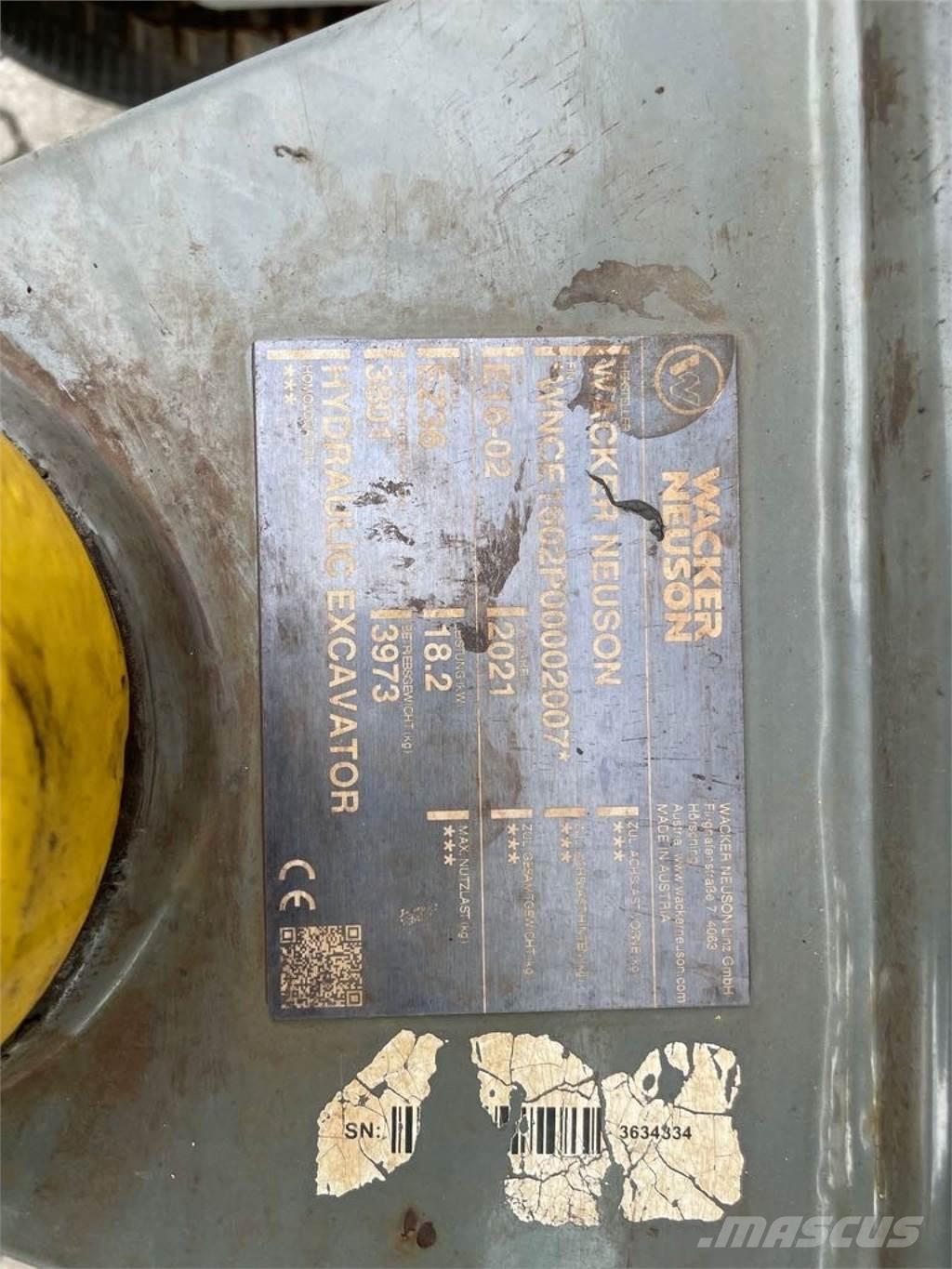 Wacker Neuson EZ36 حفارات زحافة