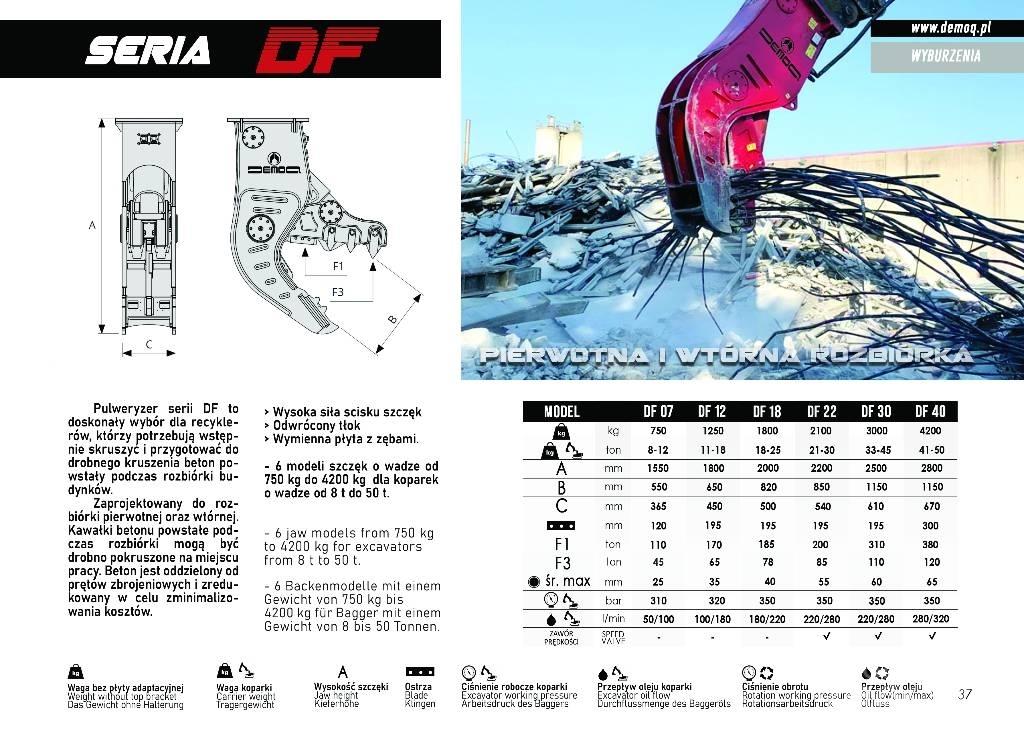  DEMOQ DF22 جراشات البناء