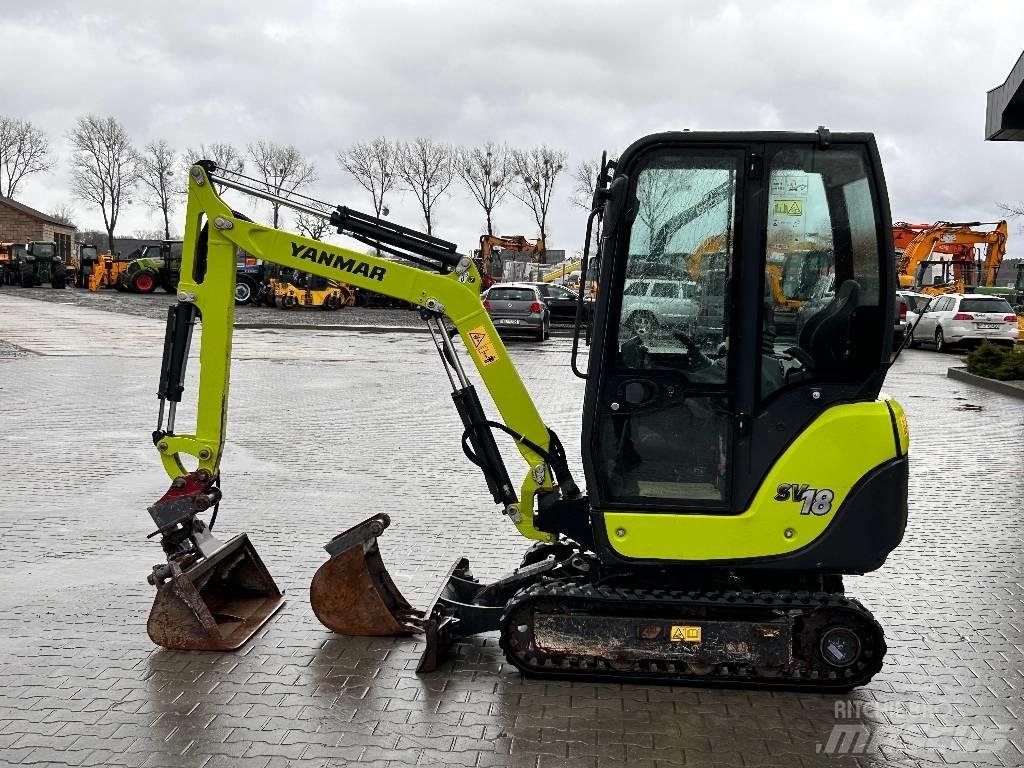 Yanmar SV 18 حفارات صغيرة أقل من 7 طن (حفارات صغيرة)