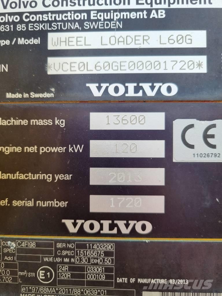 Volvo L 60 G لوادر بعجل