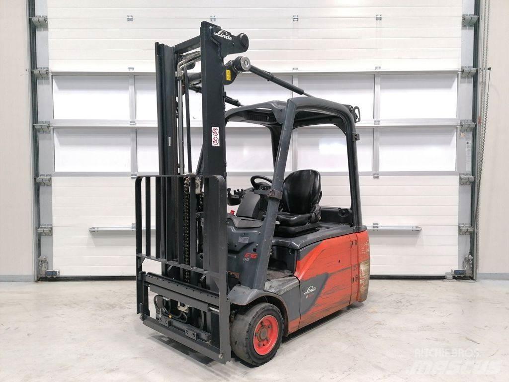 Linde E16L-02 شاحنات ذات رافعات شوكية تعمل بالكهرباء