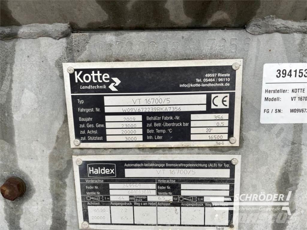 Kotte VT 16700 صهاريج الملاط