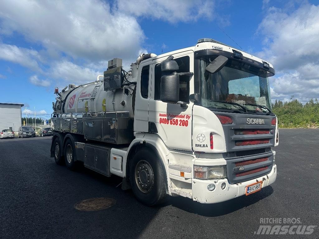Scania P340 6x2*4 شاحنات مزدوجة / خلخلة