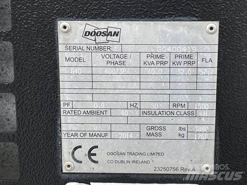 Doosan G 40 مولدات ديزل
