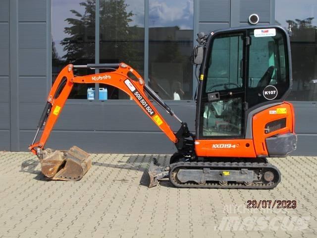 Kubota KX 019-4 حفارات صغيرة أقل من 7 طن (حفارات صغيرة)