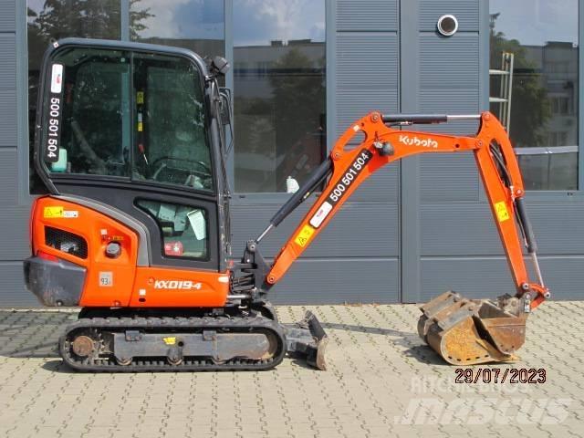 Kubota KX 019-4 حفارات صغيرة أقل من 7 طن (حفارات صغيرة)