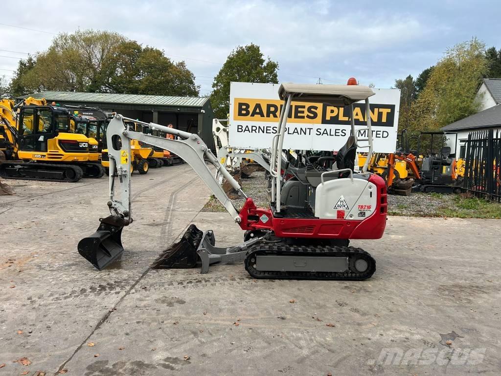 Takeuchi TB 216 حفارات صغيرة أقل من 7 طن (حفارات صغيرة)