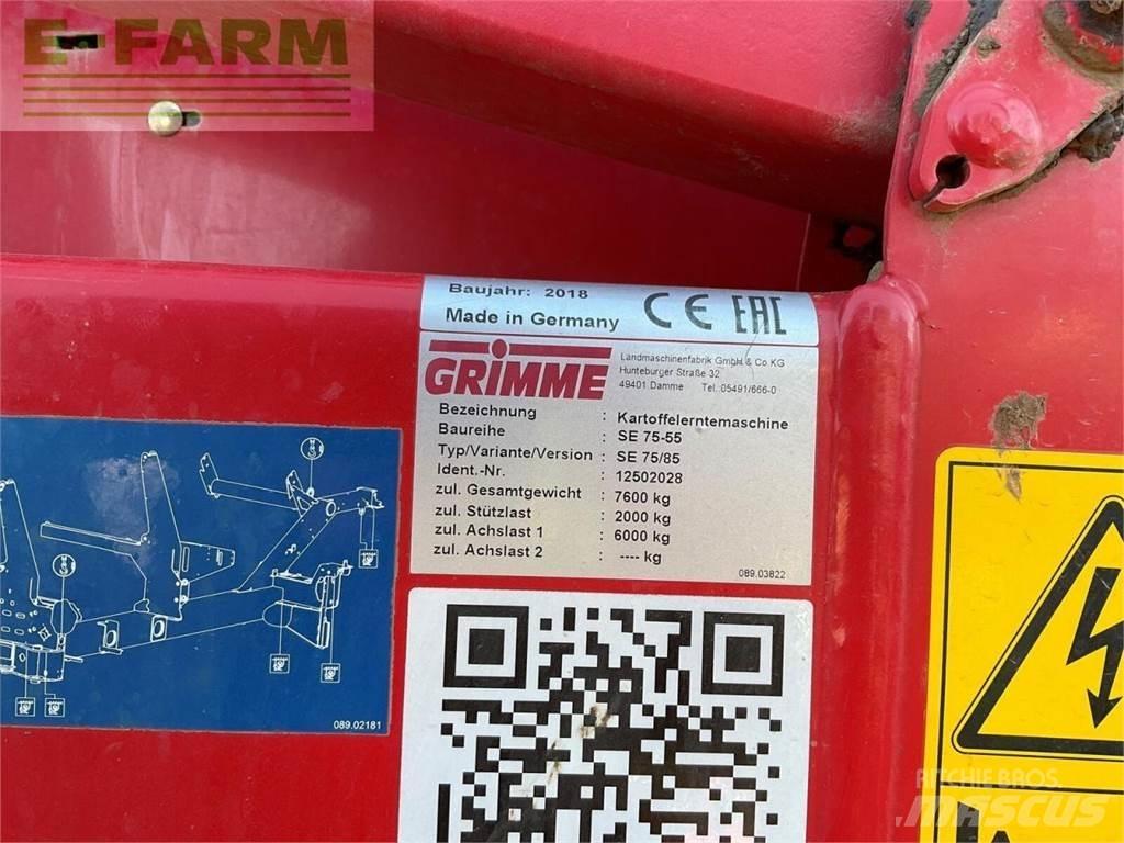 Grimme se 75-55 حفارات وحصادات البطاطس