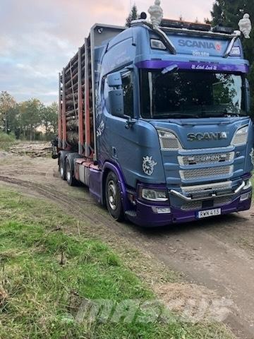 Scania R650B6X4NB شاحنات أشجار
