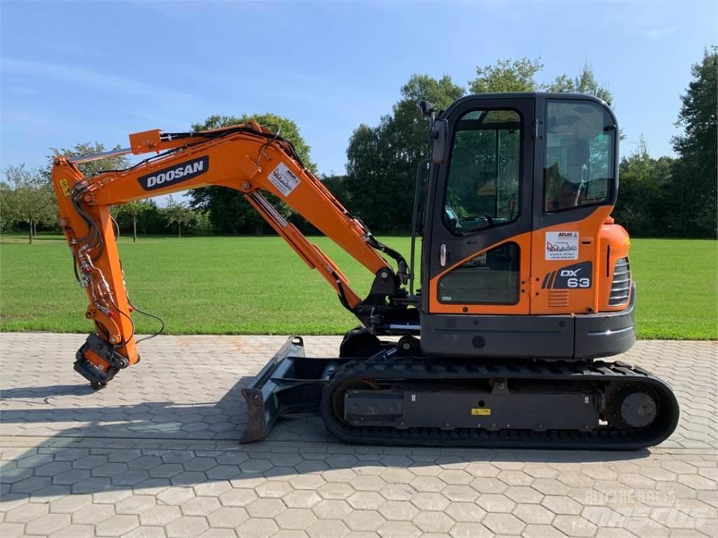 Doosan DX63-3 حفارات صغيرة أقل من 7 طن (حفارات صغيرة)